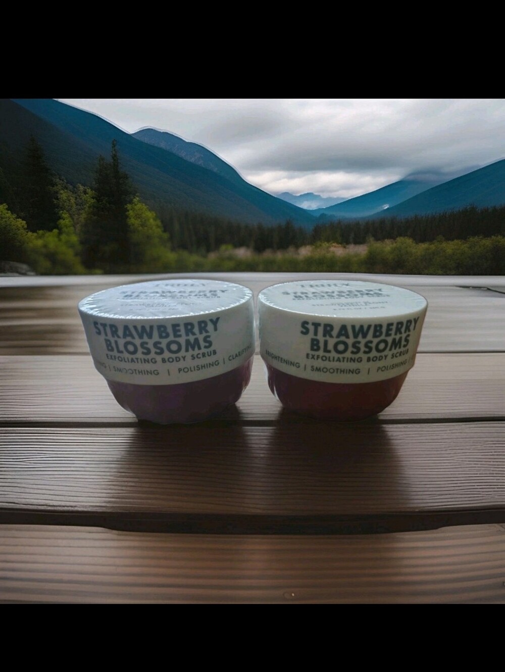 2 X Truly Strawberry Blossoms Exfoliating Body Scrub